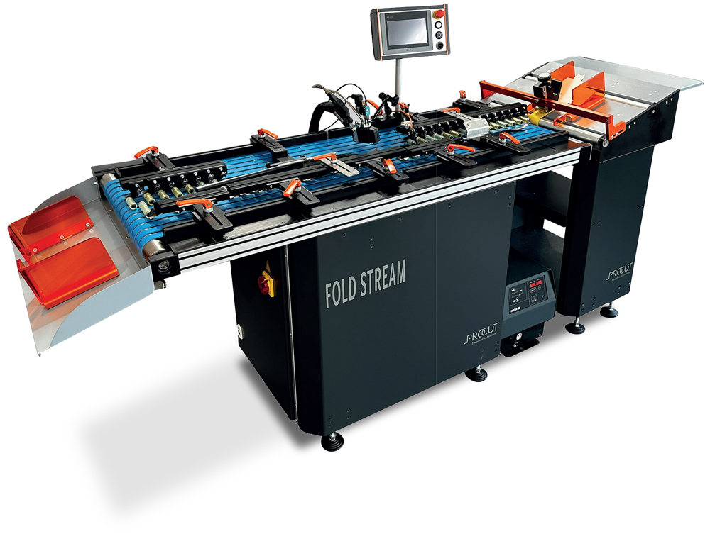 Plockmatic Fold Stream folding and gluing